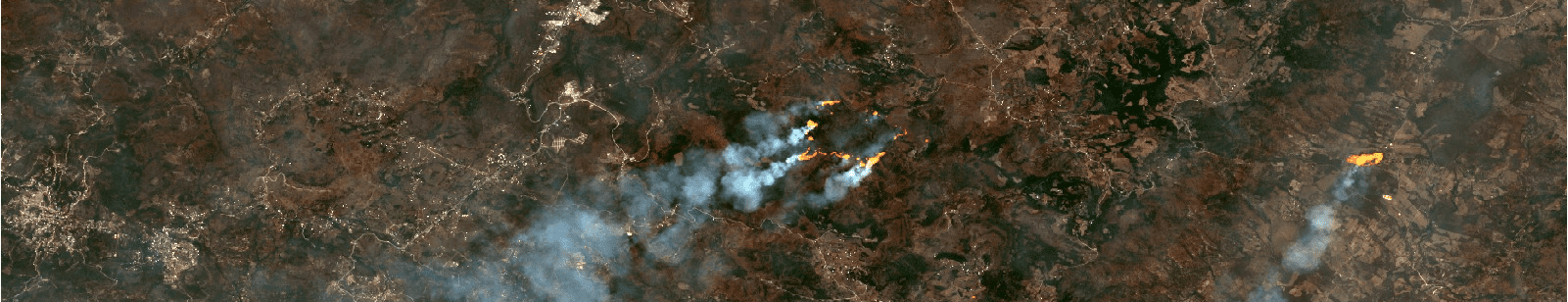 Forest Fires in Honduras, April 2020. Image: Copernicus.